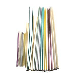 Assorted Knitting Needles Set - Metal & Plastic - Various Sizes & Colors - Craft